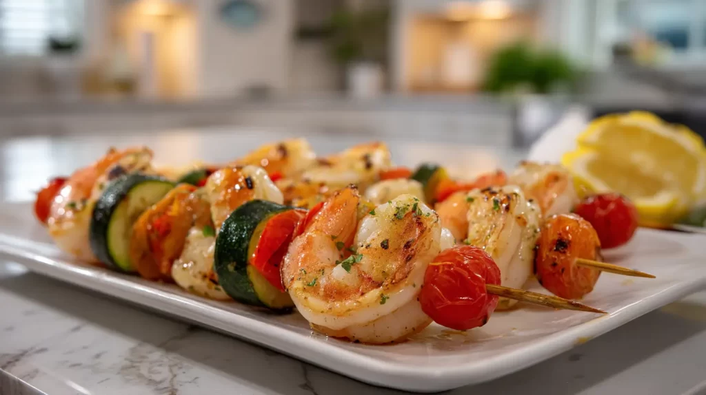 shrimp kabob