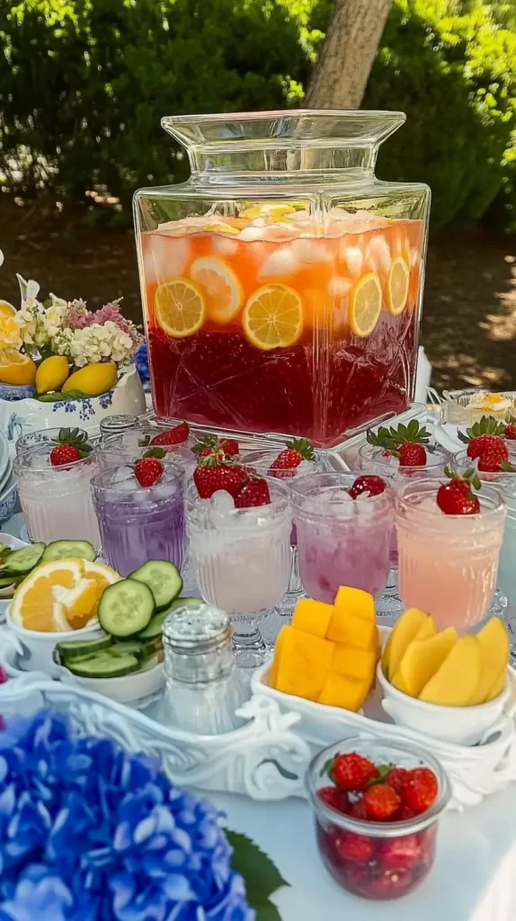 drinks garden party