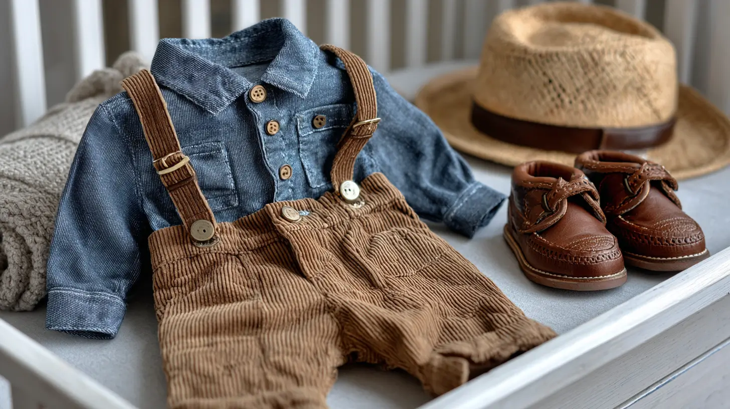 baby clothes and hat