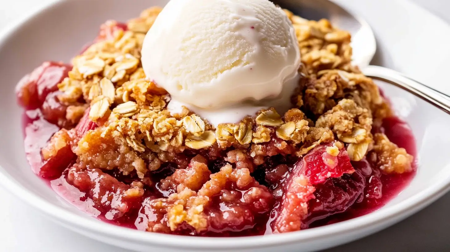 rhubarb crisp