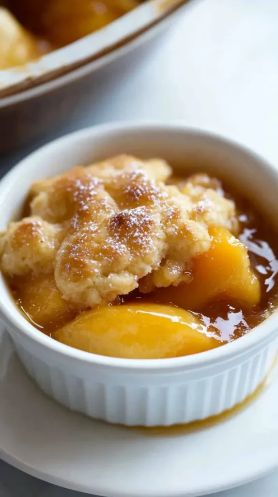 peach cobbler