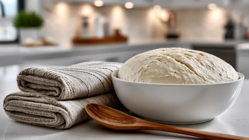 dough in a bowl