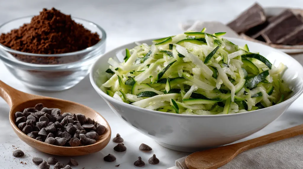 ingredients in bowls
