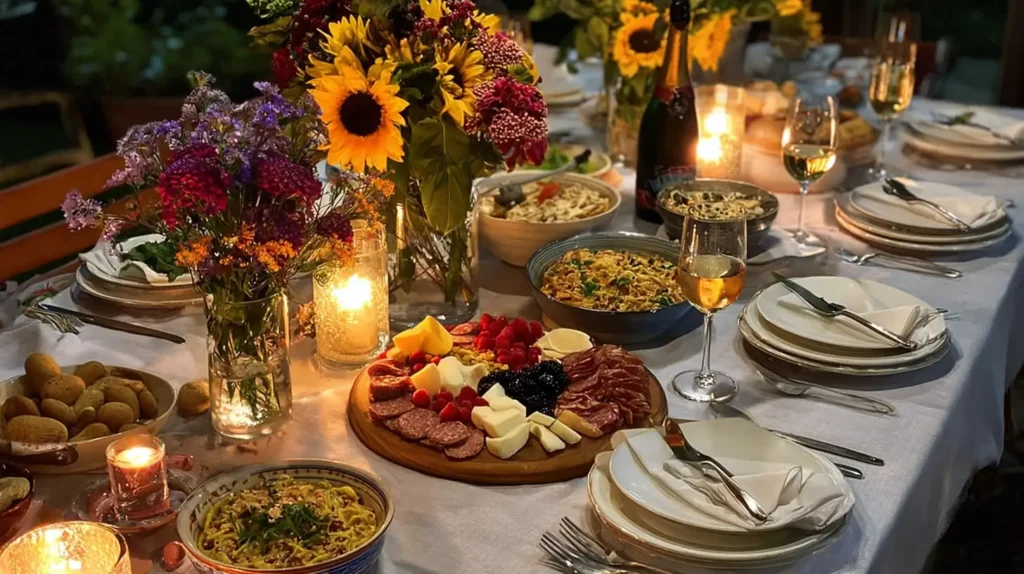 hosting dinner