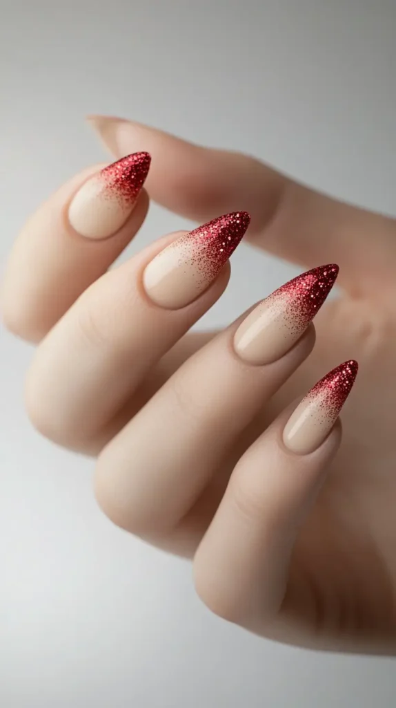 red tip manicure