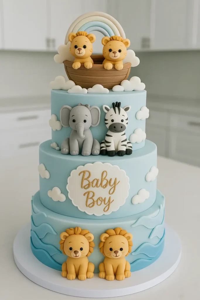 Noah's Ark themed dessert