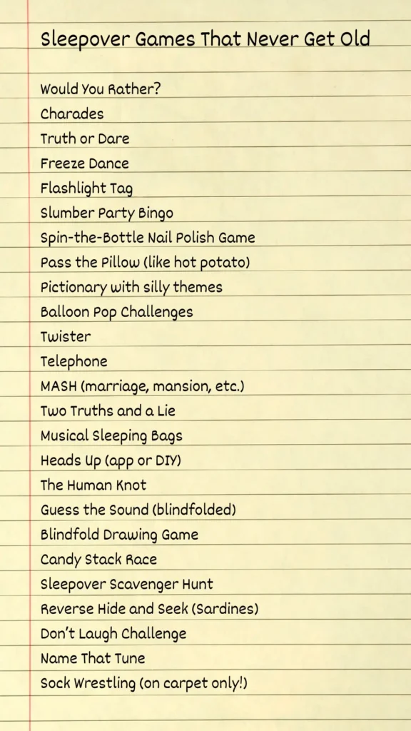 list of games