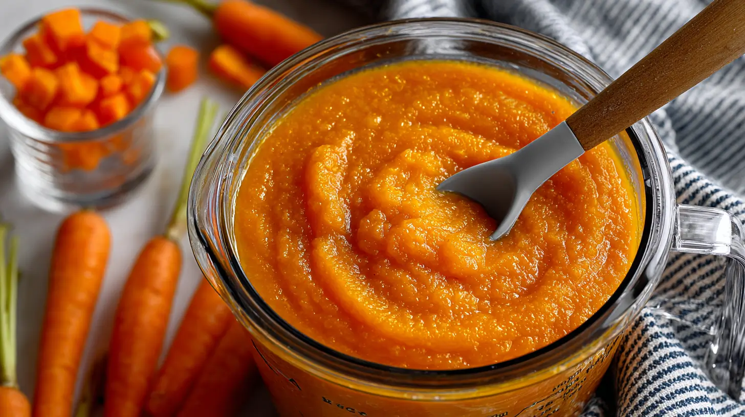 pureed carrots
