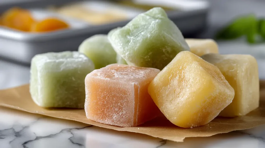frozen baby food cubes