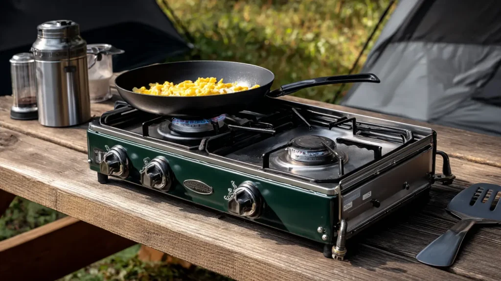 two burner camping stove