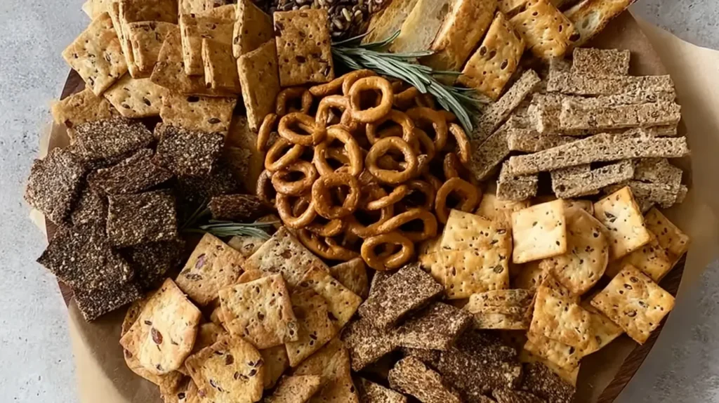 grazing tables crackers