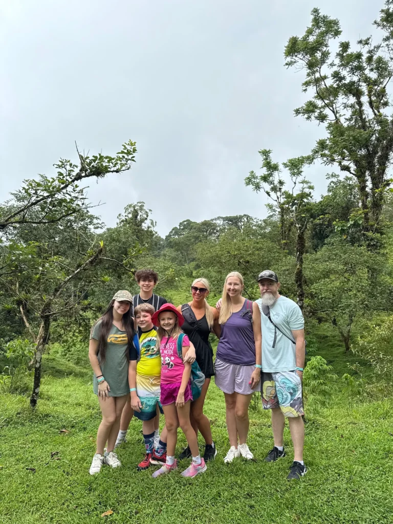 family in Costa Rica