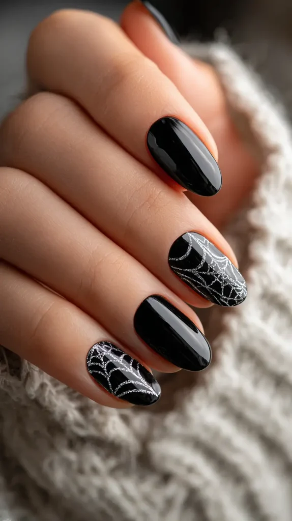 spider web manicure