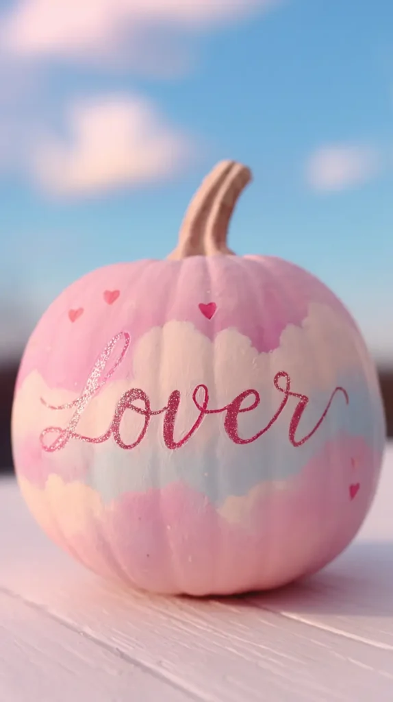 Taylor Swift Lover pink pumpkin painting ideas