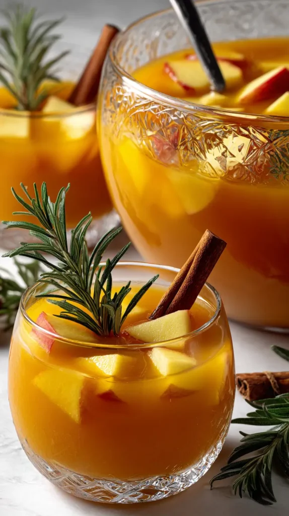rum punch, pumpkin cocktails