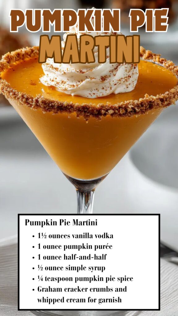 pumpkin pie martini