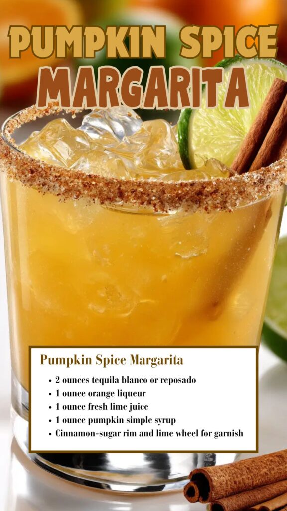 pumpkin spice margarita