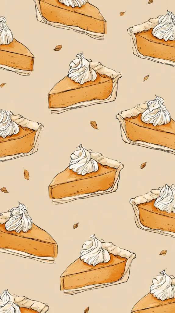 pumpkin pie slices wallpaper