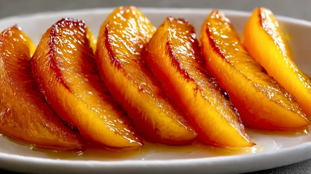 roasted peaches
