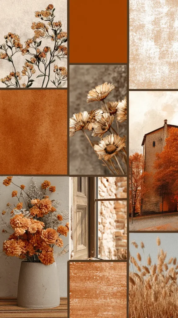 fall collage scene
