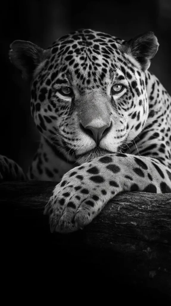 black and white jaguar