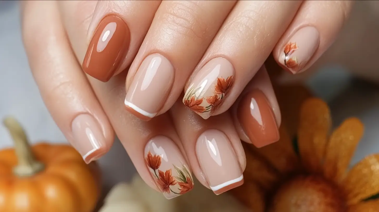 october nails fall designs
