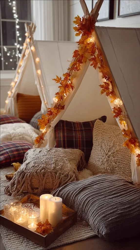 fall sleepover tents