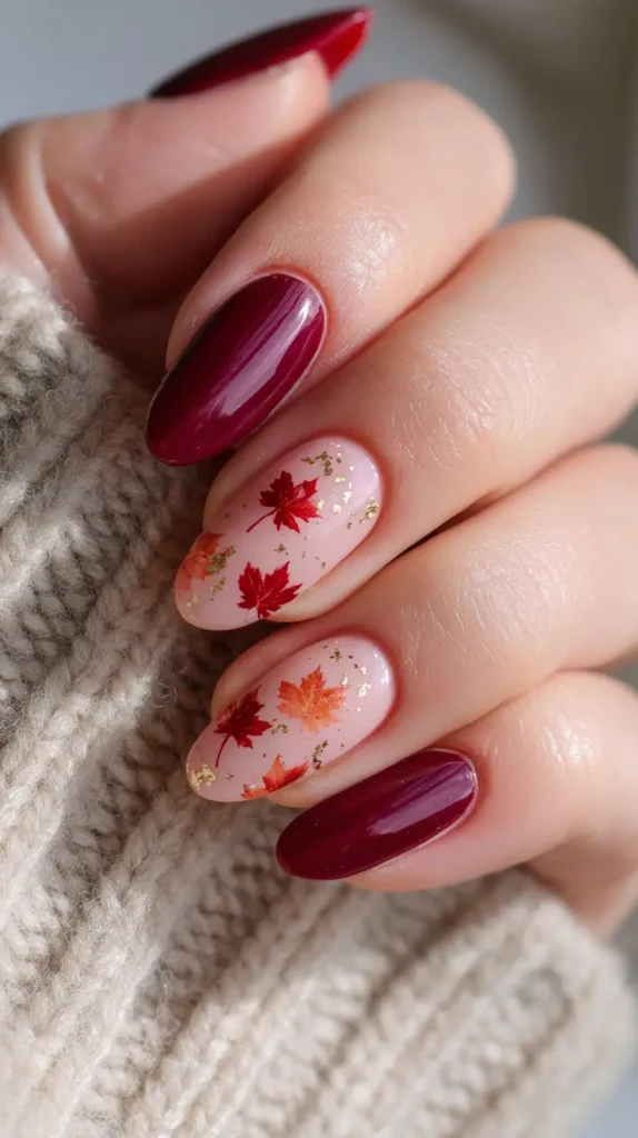 cute November nails