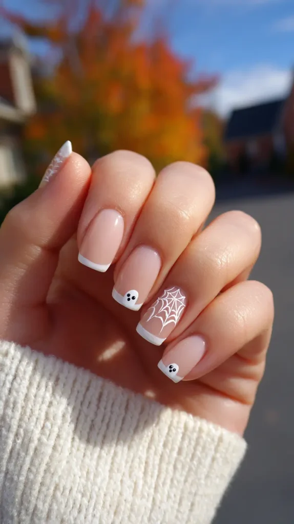October ghost nails