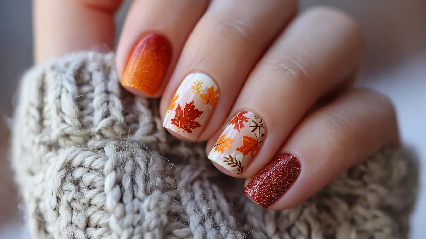 cute november nails