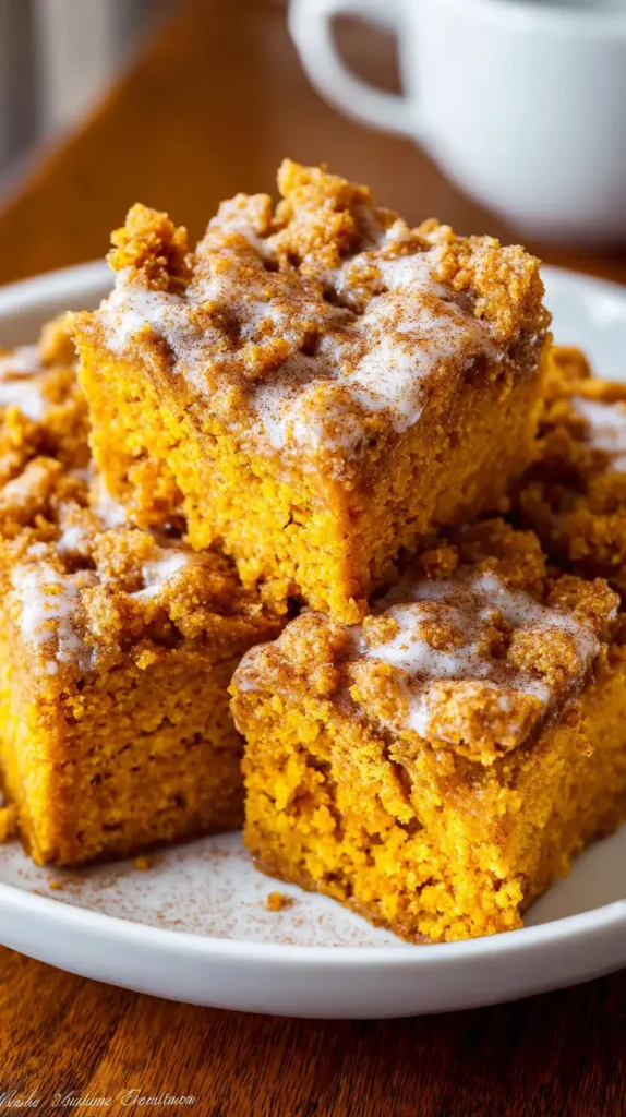 pumpkin coffee cake