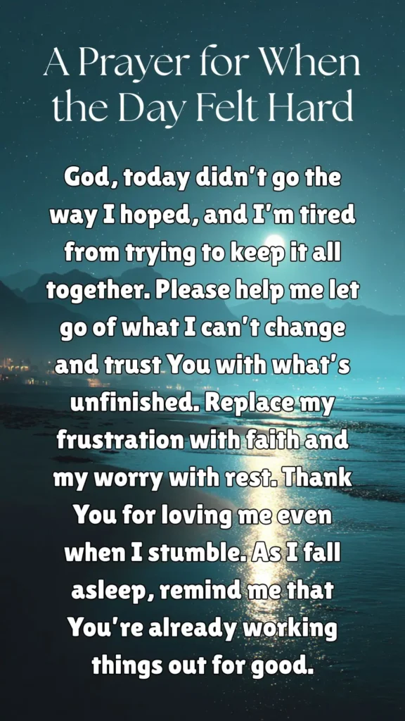 good night prayer