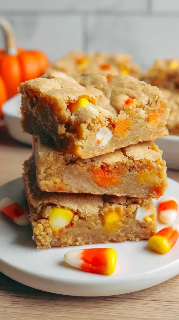 candy corn blondies