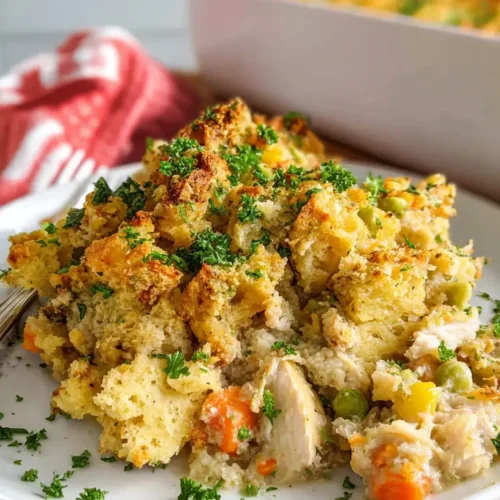 chicken stuffing casserole