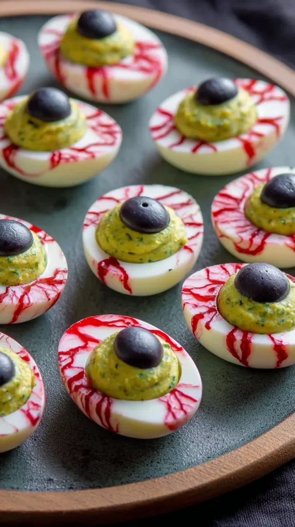eyeball deviled eggs