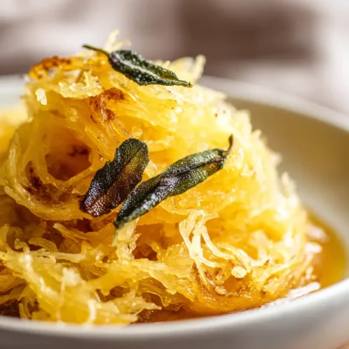 maple sage spaghetti squash