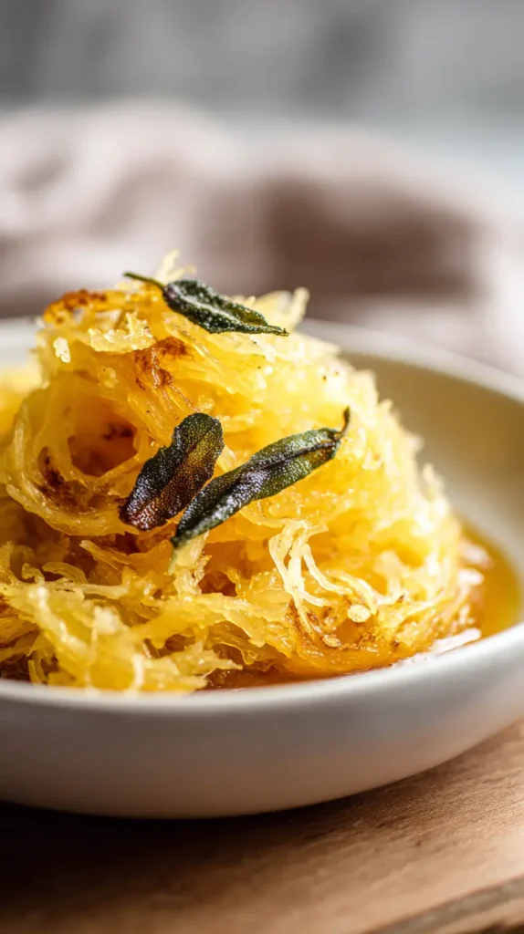 maple sage spaghetti squash