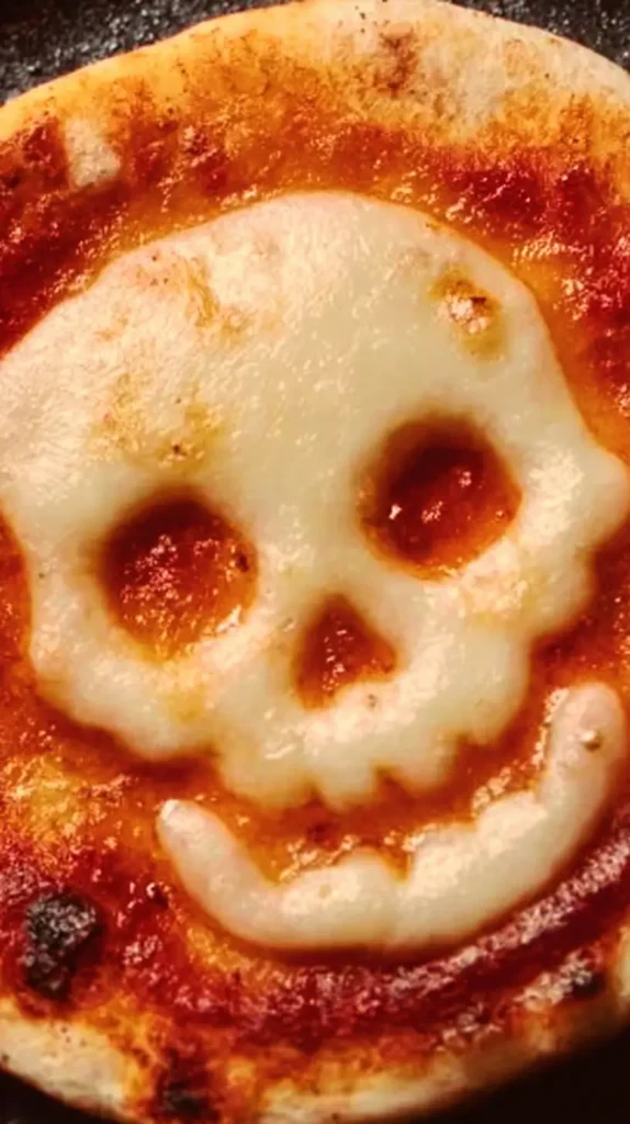 skeleton pizza