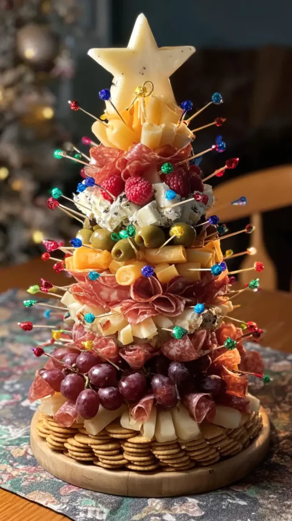 Christmas tree charcuterie
