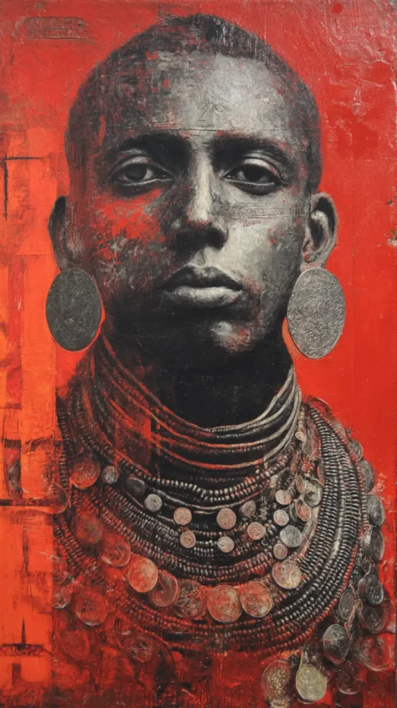 man with darker skin and long earrings