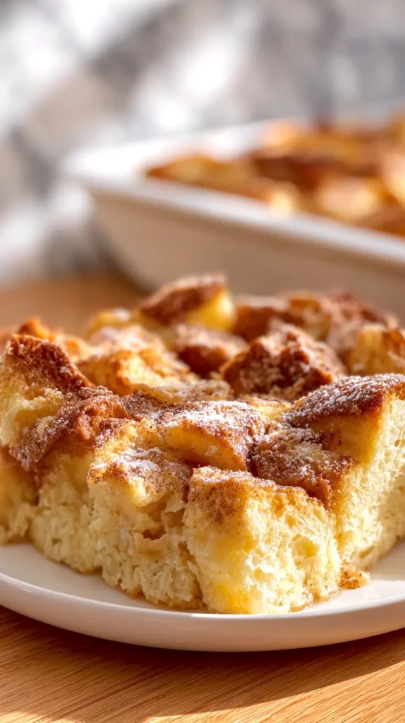 french toast bake slice