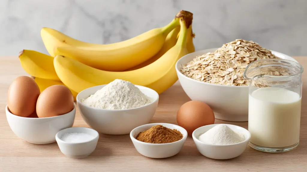 ingredients on the kitchen counter for baking