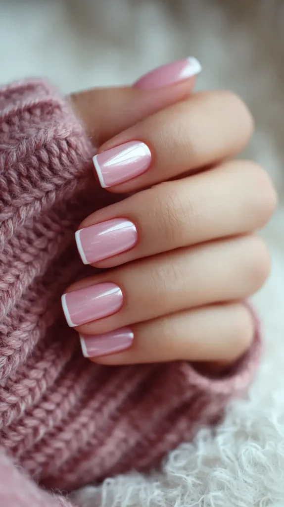 french tip manicure