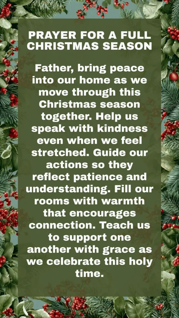 Christmas prayer