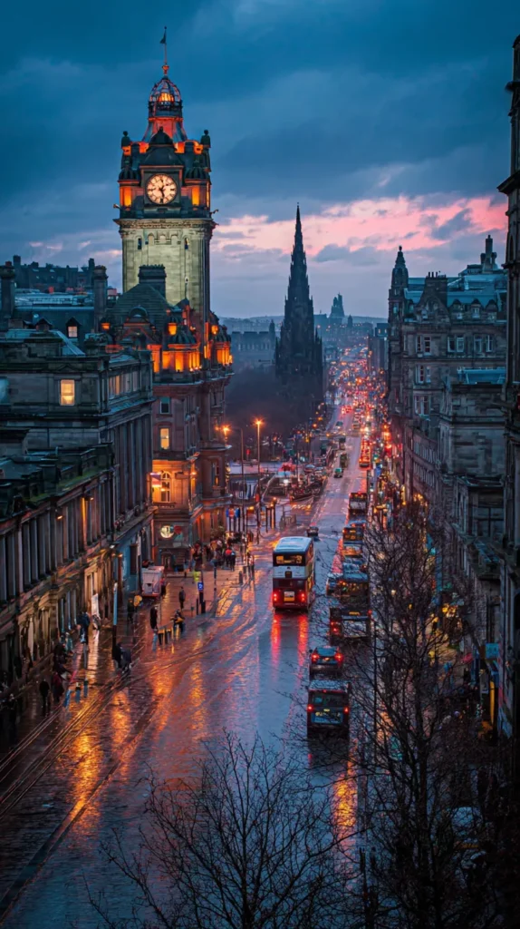 downtown street, Europe