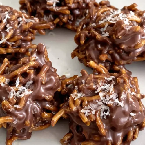 chocolate coconut haystacks