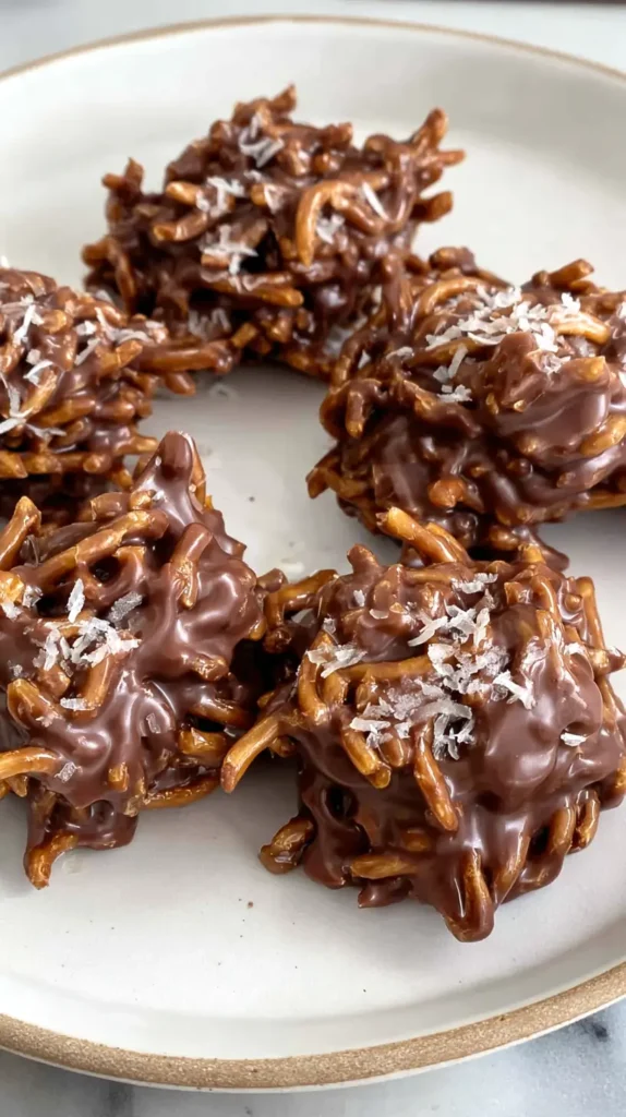 chocolate coconut haystacks