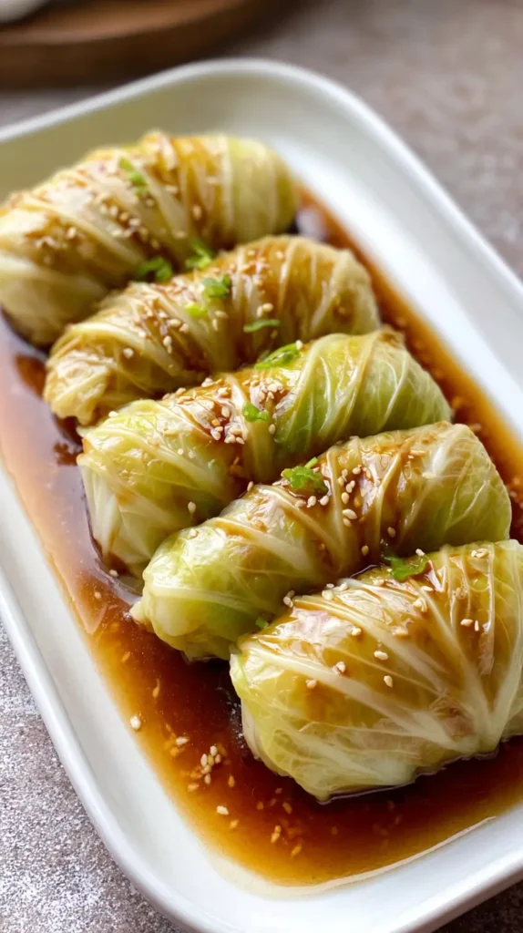 napa cabbage rolls