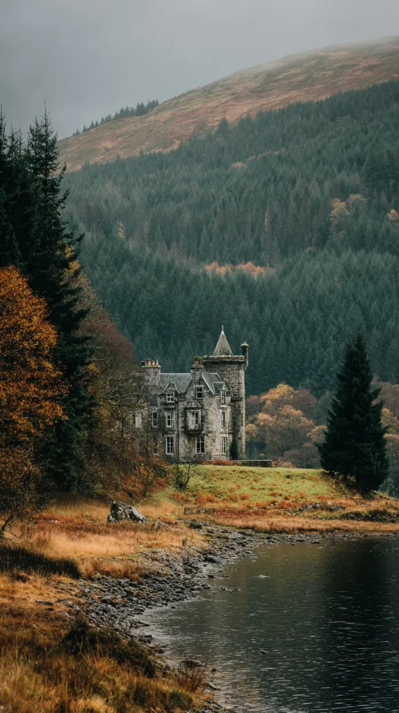 castle in the distance