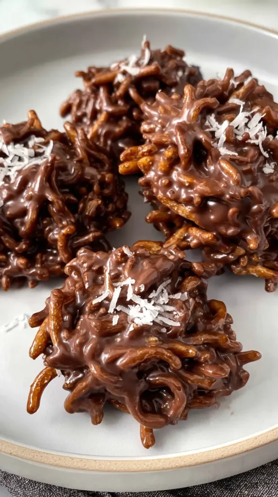 chocolate coconut haystacks